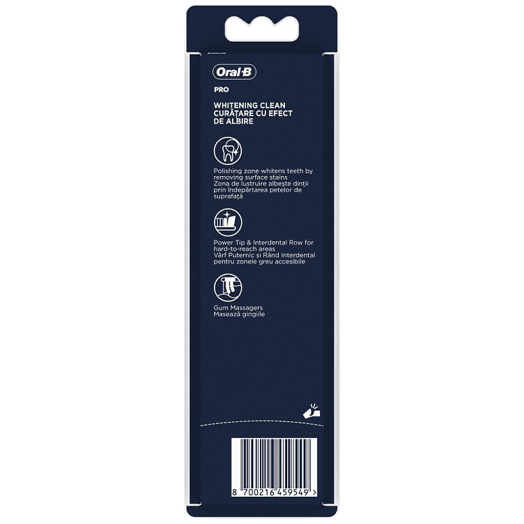 Oral-B Οδοντόβουρτσα Pro White Charc 40M 2τεμ