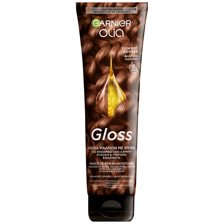 Olia Βαφή Μαλλιών Gloss Φλογερό Χάλκινο 150ml