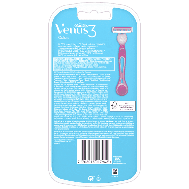 Gillette Simply Venus 3 Plus Μιάς Χρήσης 4τεμ