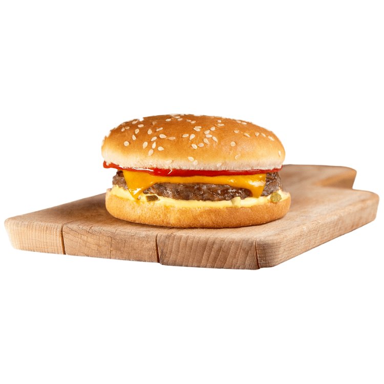 Burger Μπιφτέκι Cheddar Ψημένο Κατεψυγμένο 125gr