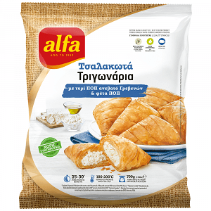 Alfa Τριγωνάρια Με Τυρί ΠΟΠ Ανεβατό Γρεβενών & Φέτα ΠΟΠ 700gr