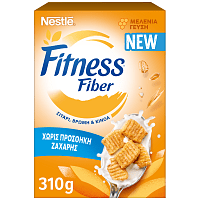 Nestle Fitness Fiber Δημητριακά Με Μελένια Γεύση Χωρίς Ζάχαρη 310gr