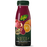Life Detox Χυμός Μήλο Πορτοκάλι Ρόδι 250ml