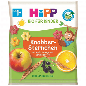 Hipp Bio Παιδικά Αστεράκια Με Φρούτα 30gr