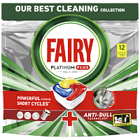 Fairy Platinum Ταμπλέτες Πλυντηρίου Πιάτων Anti-Dul 12τεμ