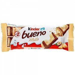 Ferrero Kinder Bueno White Οικ. Συσκευασία 3x39gr