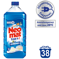 Neomat Eco Απορρυπαντικό Πλ. Gel Blue 38μεζ 1,71lt