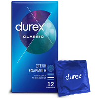 Durex Classic Προφυλακτικά Στενή Εφαρμογή 12τεμ