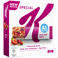 Kellogg's Special Bar Red Berries 6τεμ 21,5gr