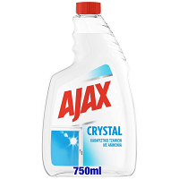 Ajax Υγρό Καθ/κό Τζαμιών Crystal Clean Ανταλλακτικό 750ml