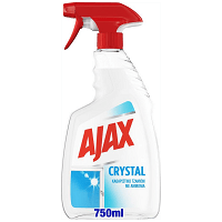 Ajax Υγρό Καθ/κό Τζαμιών Crystal Clean Αντλία 750ml