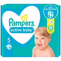 Pampers Active Baby No 5 11-16kg 38τεμ