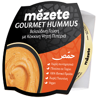 Mezete Gourmet Hummus Με Ψητή Πιπεριά 215gr