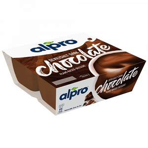 Alpro Επιδόρπιο Σόγιας Μαύρη Σοκολάτα 4x125gr
