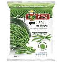 Μπάρμπα Στάθης Φασολάκια Στρογγυλά Κατεψυγμένα 420gr