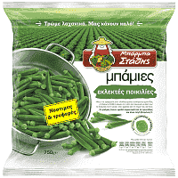 Μπαρμπά Στάθης Μπάμιες Εκλεκτές Ποικιλίες Κατεψυγμένες 750gr