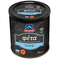 Όλυμπος Φέτα Π.0.Π Μεταλλικό Δοχείο 500gr