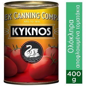 Kyknos Τομάτες Αποφλοιωμένες Ολόκληρες 400gr