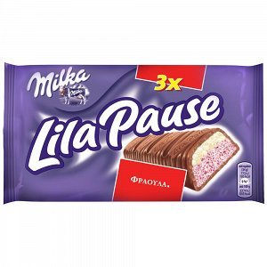 Lila Pause Σοκολάτα Φράουλα 34gr 3τεμ