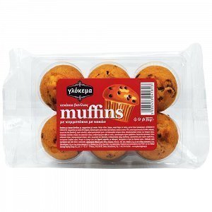 Γλύκεμα Muffins Βανίλια Με Κομμάτια Κακάο 210gr