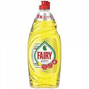Fairy Platinum Quick Wash Απορρυπαντικό Υγρό Πιάτων Λεμόνι 654ml