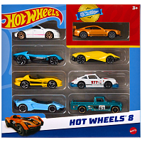 Hot Wheels Αυτοκινητάκια Σετ 8τεμ