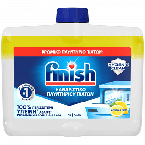 Finish Καθαριστικό Πλυντηρίου Πιάτων Lemon Hygiene 250ml