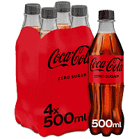 Coca-Cola Zero 4x500ml