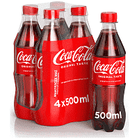 Coca-Cola 4x500ml