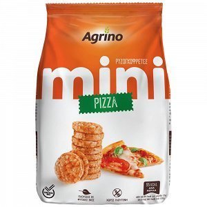Agrino Mini Ρυζογκοφρέτες Pizza 50gr