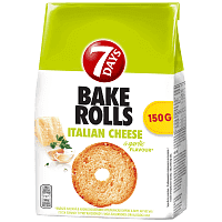 "7" Days Bake Rolls Ιταλικό Τυρί & Σκόρδο 150gr