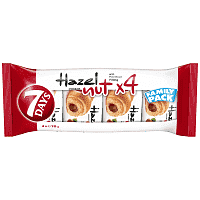 7 Days Κρουασάν Πραλίνα 70gr 4τεμ Οικογενειακή Συσκευασία