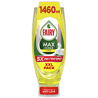Fairy Max Power Υγρό Πιάτων Λεμόνι 1,46lt