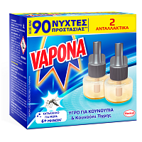 Vapona Αντικουνουπικό Υγρό Ανταλλακτικό 90 Νύχτες