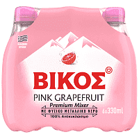 Βίκος Pink Grapefruit 6x330ml