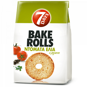 "7" Days Bake Rolls Ντομάτα-Ελιά 150gr