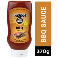 Kyknos Σάλτσα BBQ Πλαστική Φιάλη Top Down 370gr