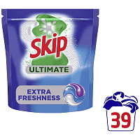 Skip Απορρυπαντικό Πλυντηρίου Κάψουλες Ultimate Fresh 39Mεζ 823g