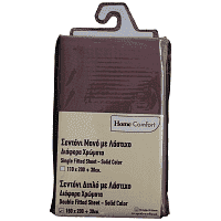 Home Comfort Σεντόνι Με Λάστιχο Dusty Pink 160x200+30cm