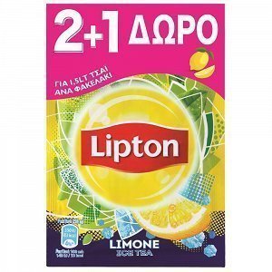 Lipton Λεμονι Φάκελος 125gr 2+1Δώρο
