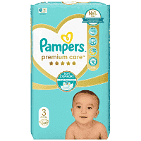 Pampers Πάνες Premium Care Jumbo Box (60τεμ) Νο3 (6-10kg)