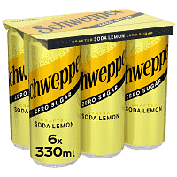 Schweppes Σόδα Λεμόνι 6x330ml