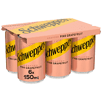 Schweeppes Pink Grapefruit 6x150ml
