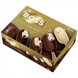 Nestle Boss Παγωτό Mini Collection Ξυλάκια 8τεμ 273gr