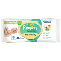 Pampers Harmonie New Baby Μωρομάντηλα 46τεμ
