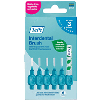 Tepe Μεσοδόντιο Βουρτσάκι 0.66mm Blue 6τεμ