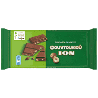 ΙΟΝ Σοκολάτα Γάλακτος Φουντούκι Με Στεβια 60gr