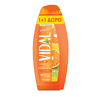 Vidal Αφρόλουτρο Vitamin C 500ml 1+1 Δώρο