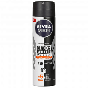 Nivea Men Black&White Ultimate Impact Αποσμητικό Σώματος Σπρέι 150ml
