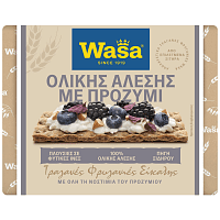 Wasa Φρυγανιές Ολικής Άλεσης Προζύμι 235gr